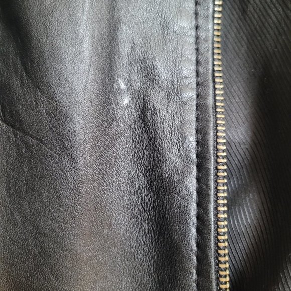 Long Black Leather Jacket Danier - Picture 7 of 7